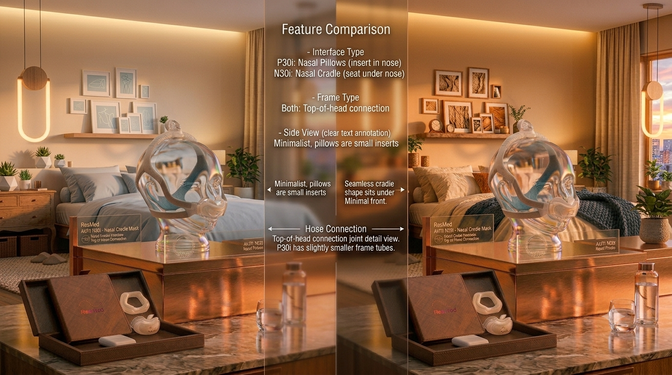 Product Overview - Resmed Airfit Comparison of Airfit N30i & P30i 01 (Version 02)